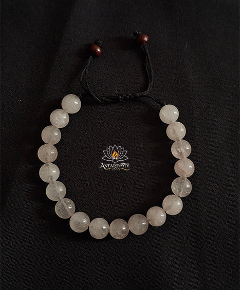 Rose Quartz Bracelet with certification