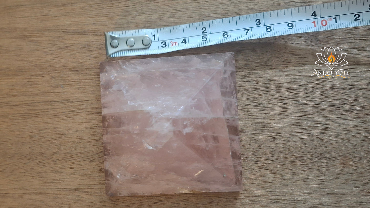 Rose Quartz Pyramid