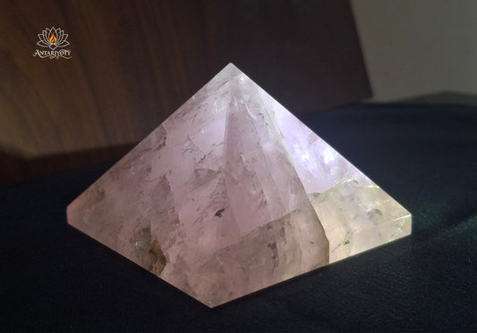 Rose Quartz Pyramid