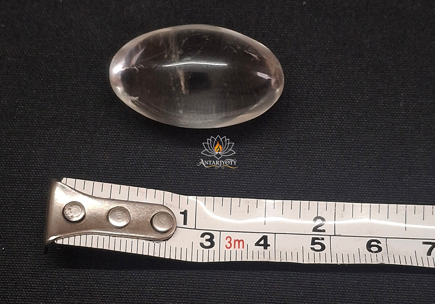 Natural Sphatik Shaligram (Sphatik Lingam)