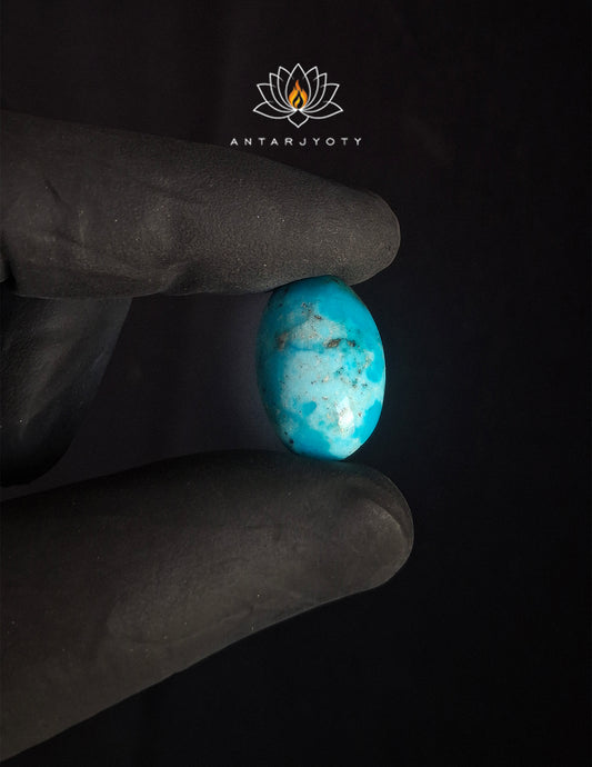 Turquoise (Irani Firoza) 4.57 Gm (22.85 Carat)