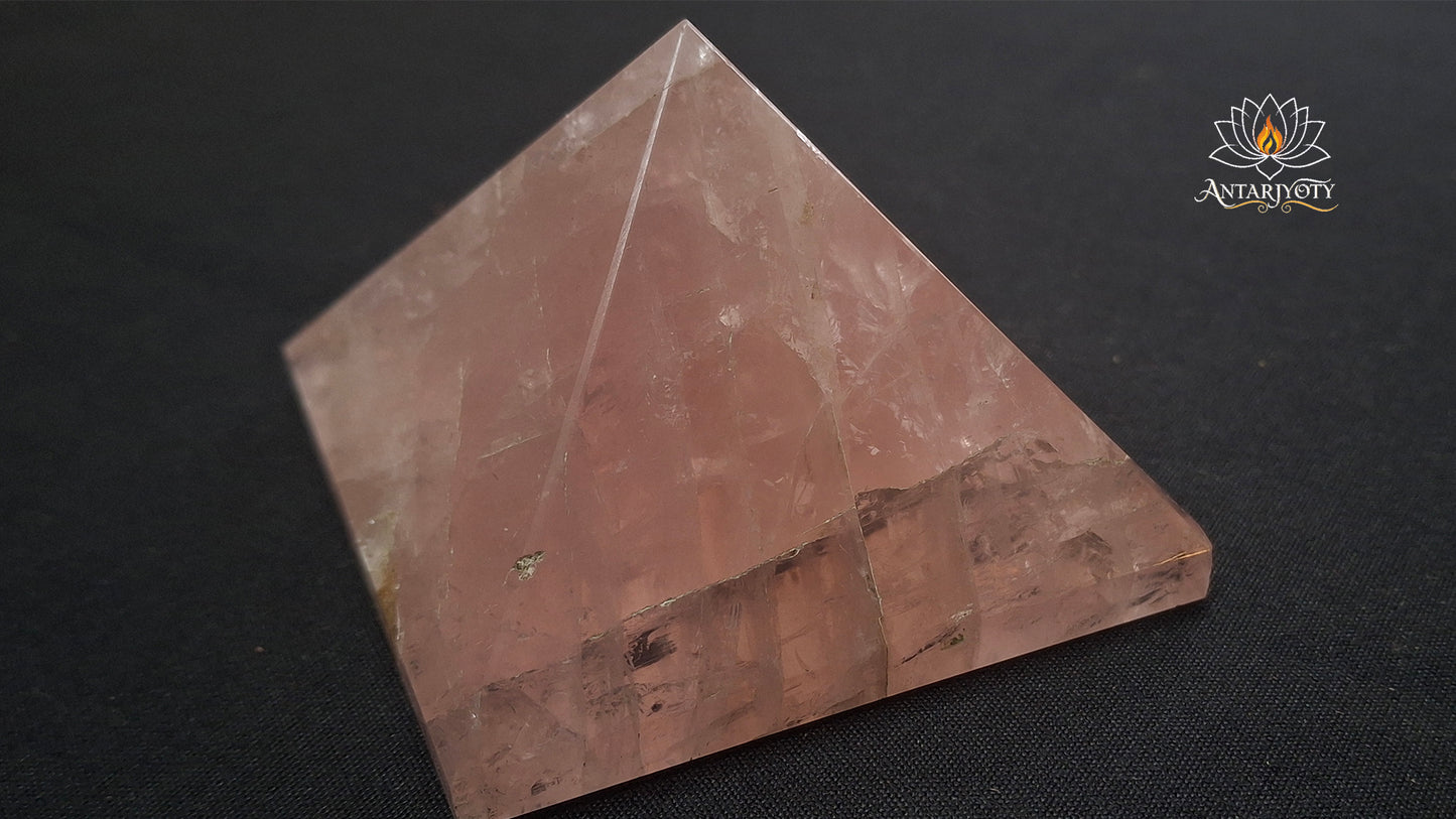 Rose Quartz Pyramid