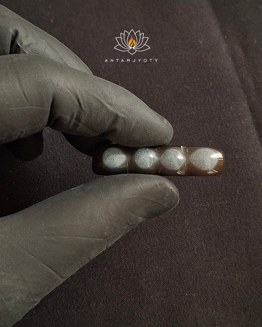 4 Eye Natural Agate Stone