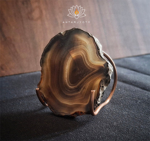 Natural Agate Crystal Slab