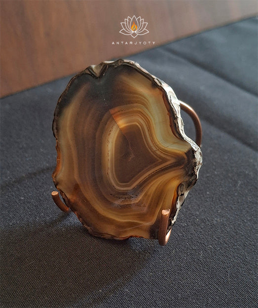 Natural Agate Crystal Slab