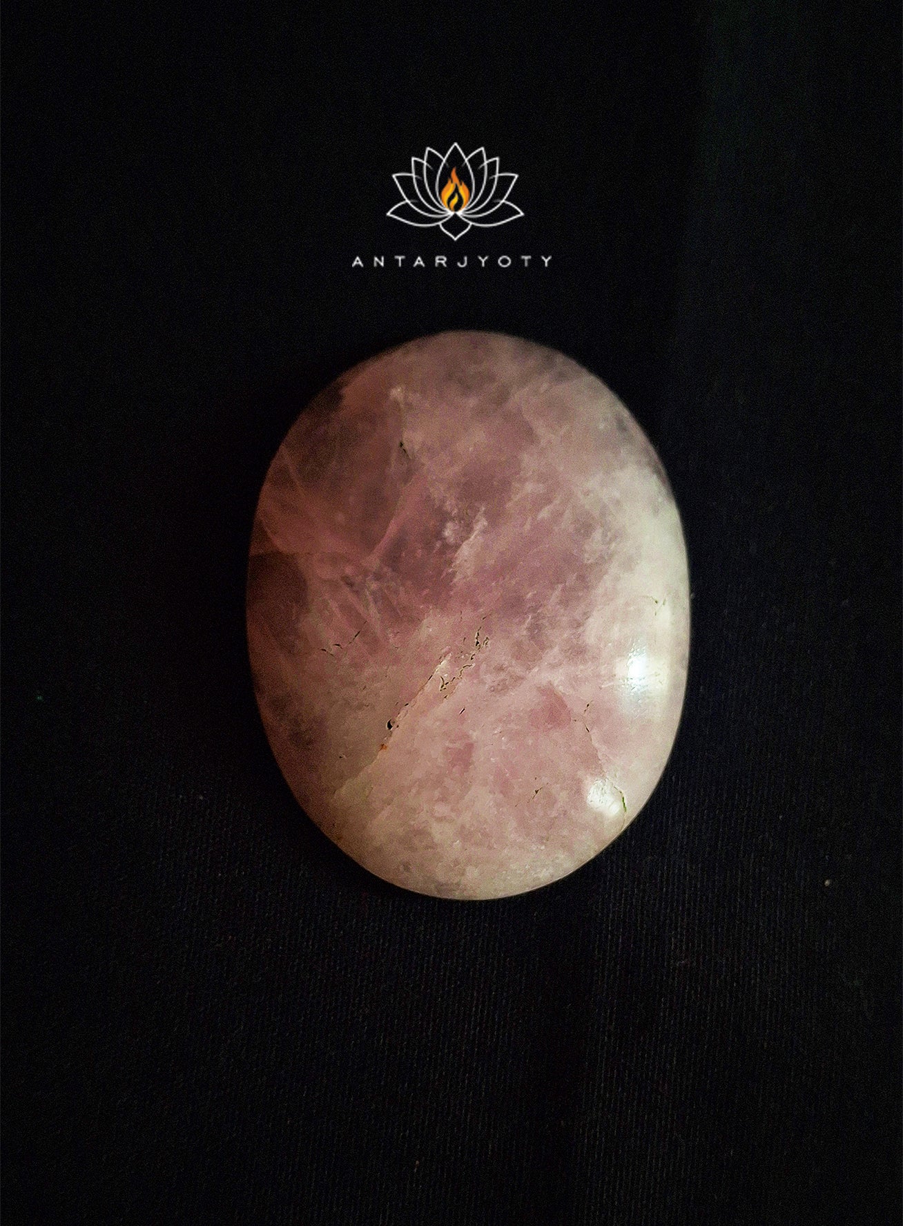 Rose Quartz Cabochon (Natural light pink)