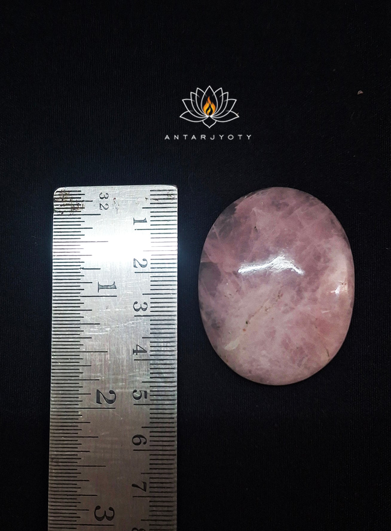 Rose Quartz Cabochon (Natural light pink)
